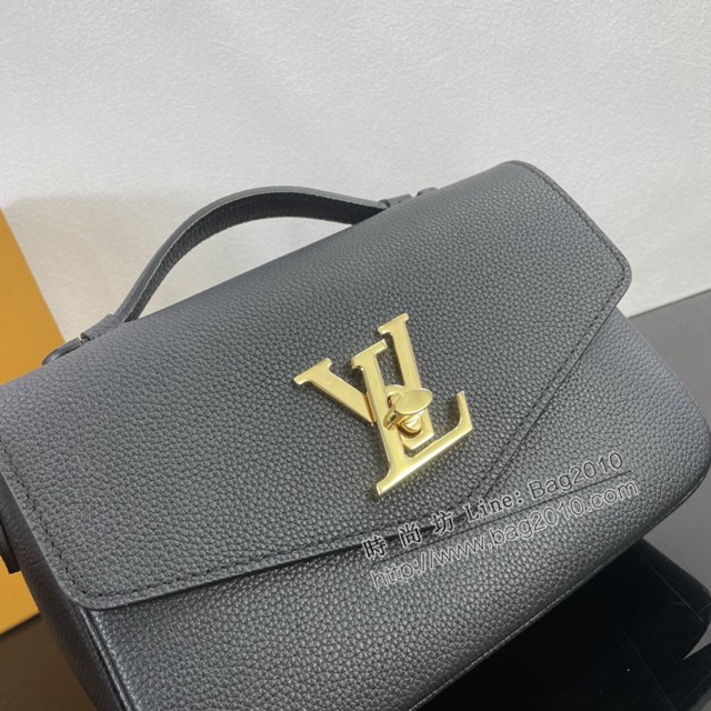 Lv路易威登2023專櫃新款Oxford手袋 LV粒面牛皮革純色手提單肩斜挎女包 M22735 ydh5202